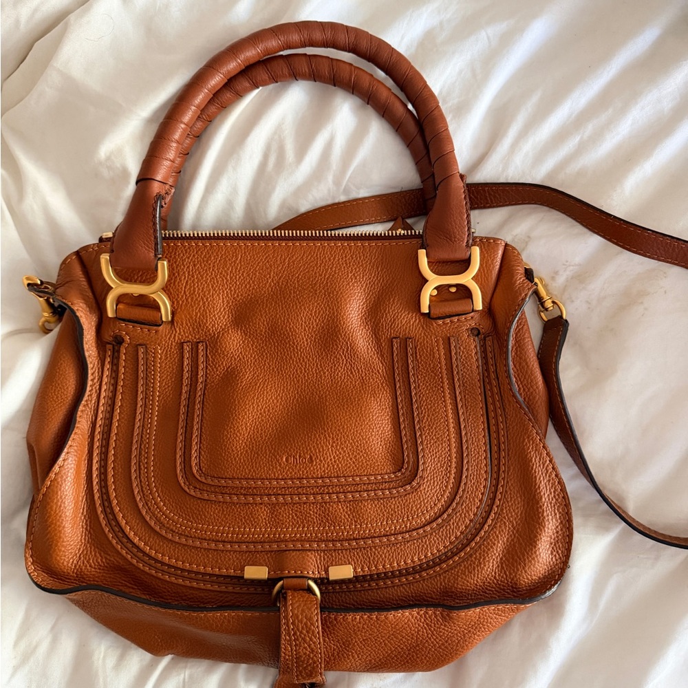 Chloe Brown Leather Women's Bag